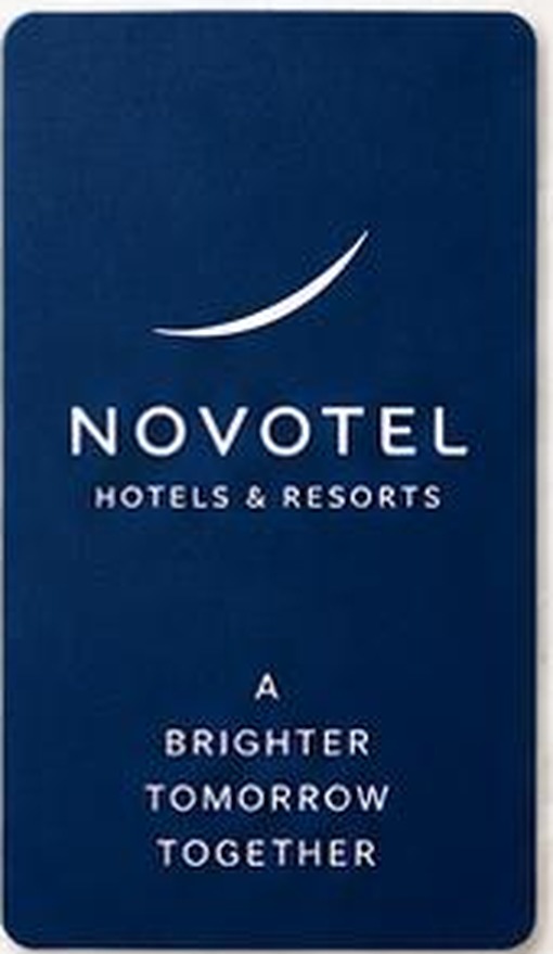 Carte RFID d'hôtel personnalisée aux couleurs de Novotel