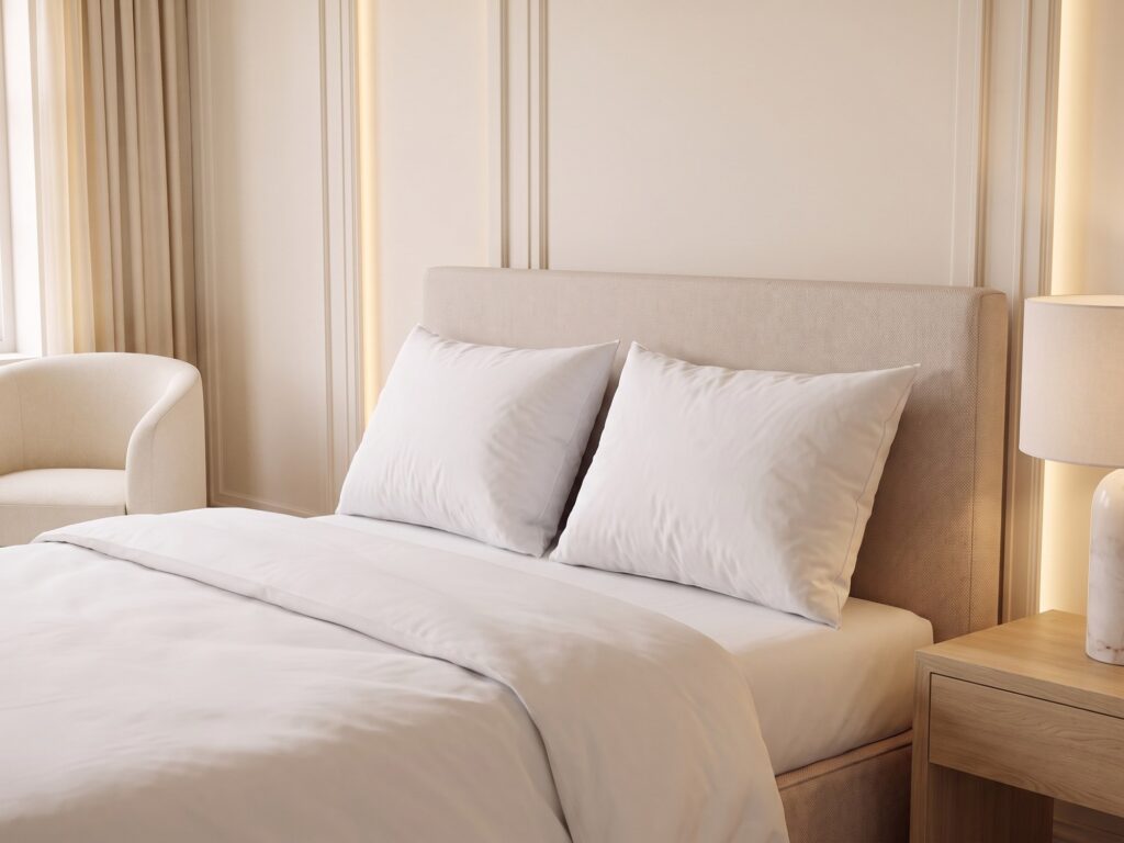 Coussins hôteliers BONNE NUIT. gamme 3 étoiles